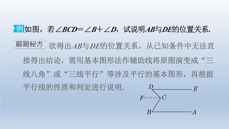 2024七下数学极速提分法第5招应用思想方法解相交线与平行线问题的八种技巧课件(北师大版)03