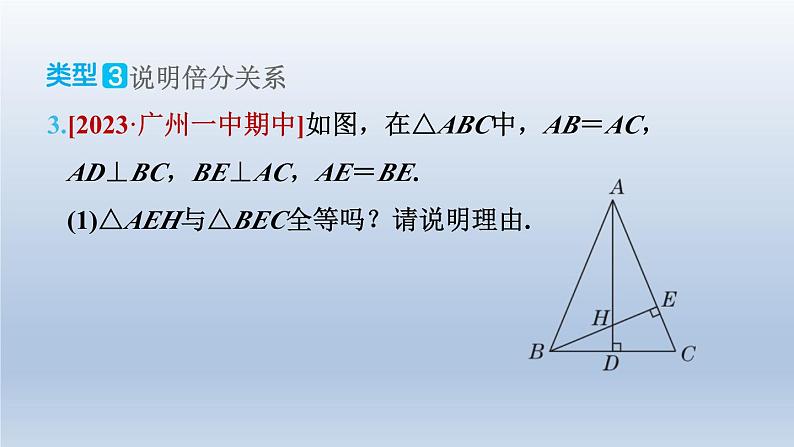 2024七下数学极速提分法第12招三角形中的四种常见说理类型课件(北师大版)06