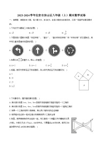 2023-2024学年北京市房山区八年级(上)期末数学试卷(含详细答案解析)