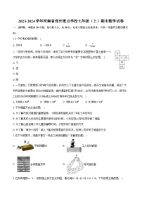 2023-2024学年河南省郑州重点学校七年级（上）期末数学试卷（含解析）