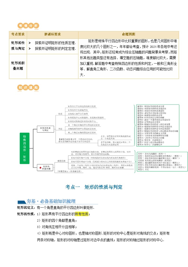 第23讲 特殊四边形-矩形（2考点+19题型+8类型）（讲义）-2024年中考数学一轮复习讲义+练习+测试（全国通用）03