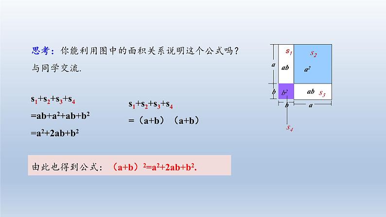 2024春七下数学第8章整式乘法和因式分解8.3完全平方公式上课课件(沪科版)第4页