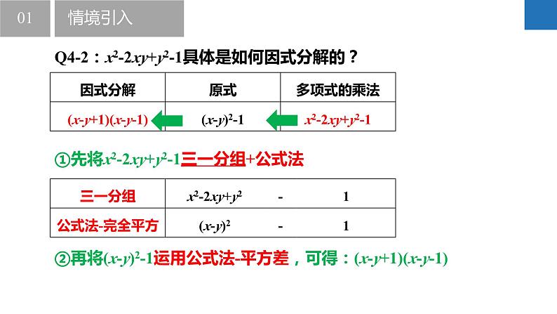 9.5.3多项式的因式分解-分组分解法(同步课件)-2023-2024学年七年级数学下册同步精品课件+分层练习(苏科版)08