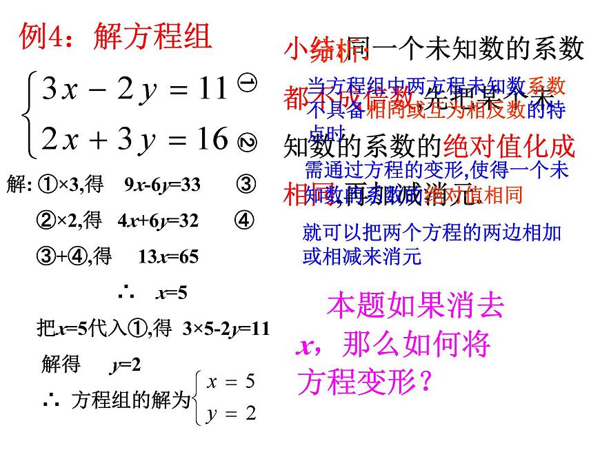 2.3 解二元一次方程組2 浙教版七年級(jí)下冊(cè)教學(xué)課件第7頁(yè)