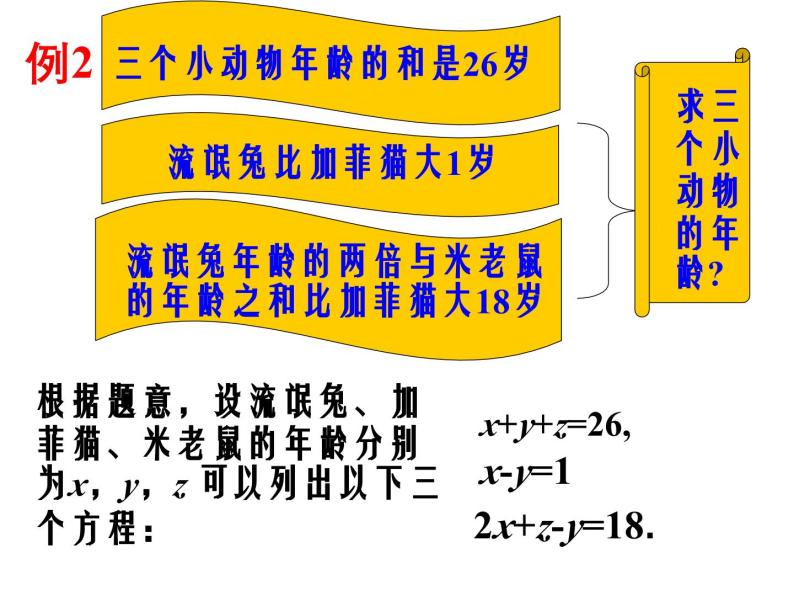 第2章 二元一次方程组小结 浙教版七年级下册教学课件05