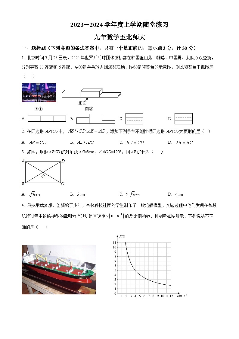 辽宁省沈阳市康平县2023-2024学年九年级下学期随堂练习(月考)数学试题(原卷版+解析版)01