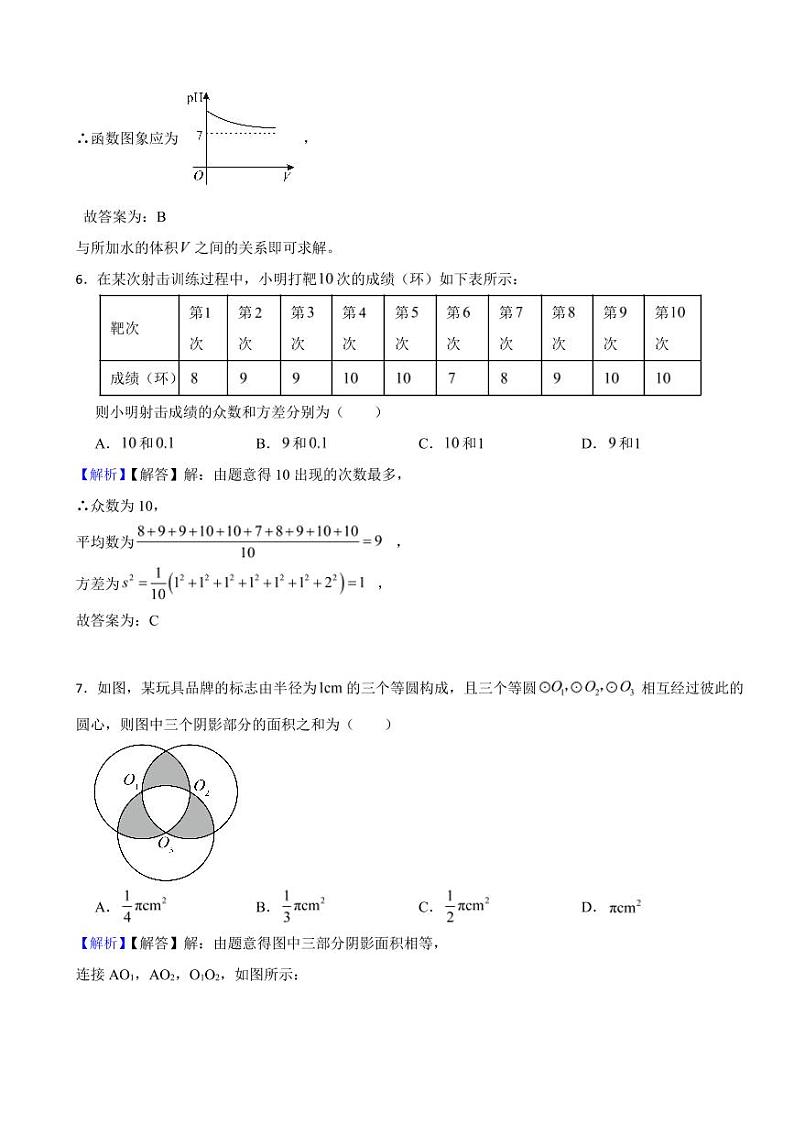 山东省各地市2023年中考数学试题【14套】(附真题解析)第3页