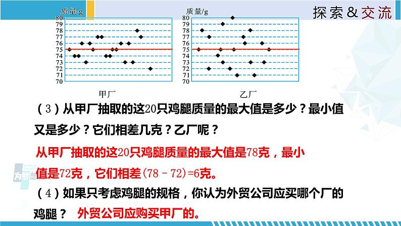 北师大版八年级上册同步精品课件 6.4 数据的离散程度(课件)(课件)06