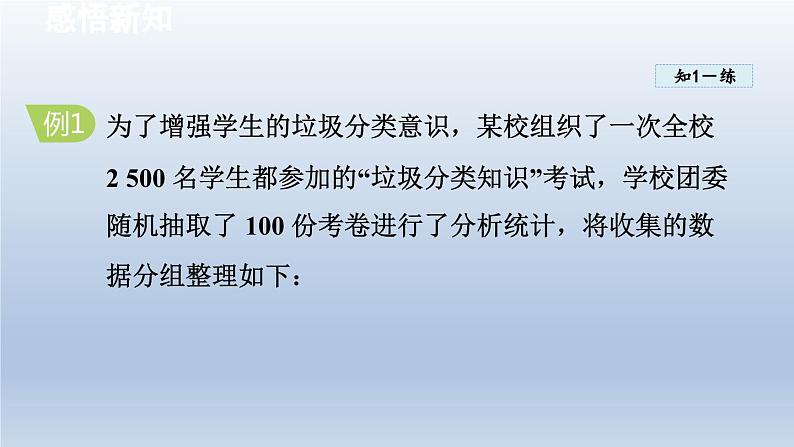 2024年八下数学第20章数据的初步分析20.1数据的频数分布课件(沪科版)第6页