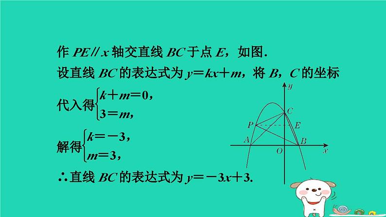 2024九年级数学下册第30章二次函数集训课堂练素养1.求二次函数表达式的方法习题课件新版冀教版06