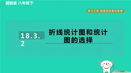 2024八年级数学下册第18章数据的收集与整理18.3数据的整理与表示2折线统计图和统计图的选择习题课件新版冀教版