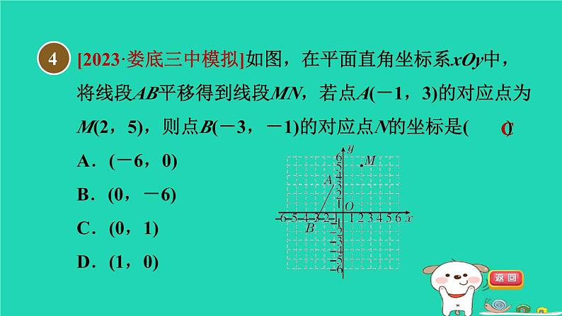 2024八年级数学下册第19章平面直角坐标系19.4坐标与图形的变化1用坐标表示图形的平移习题课件新版冀教版06