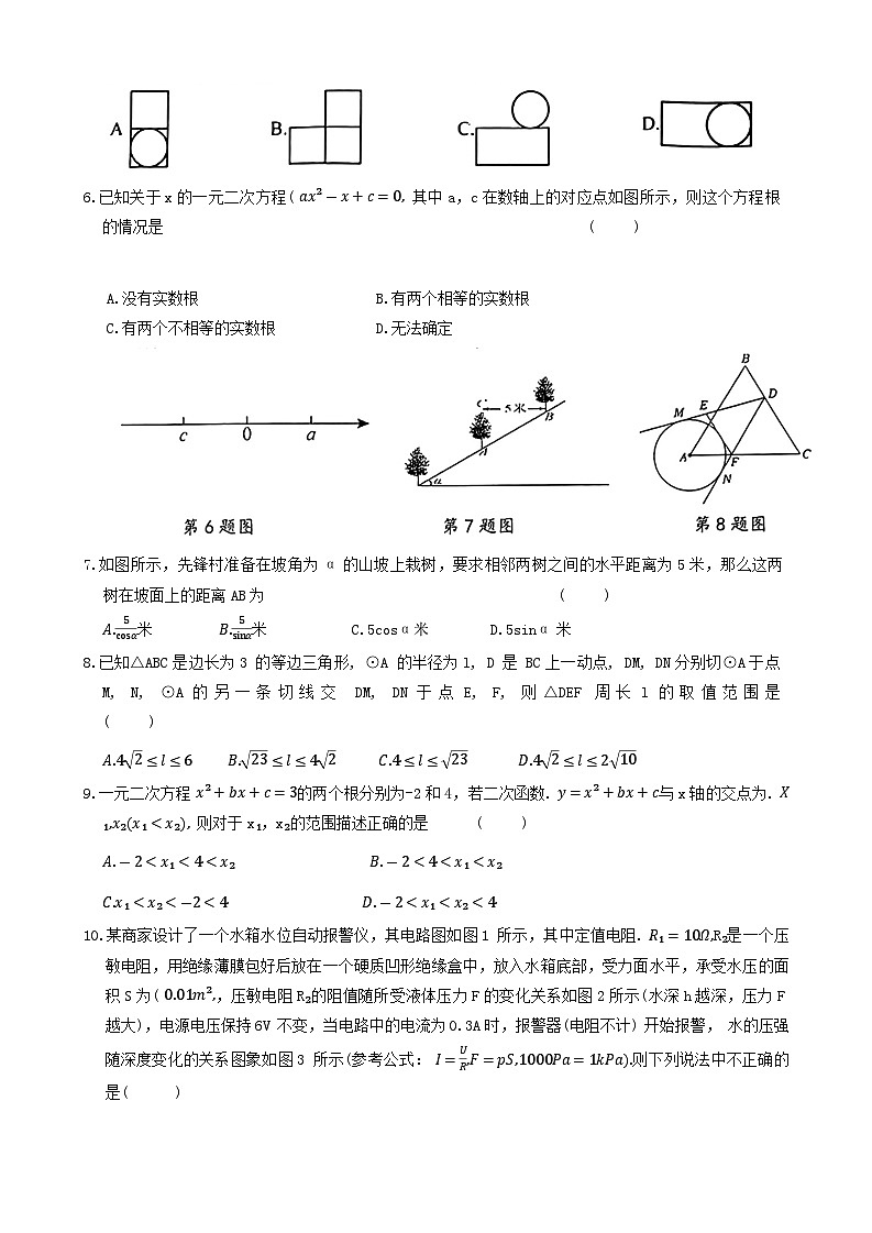 2024年河南省周口市扶沟县一模数学试题第2页
