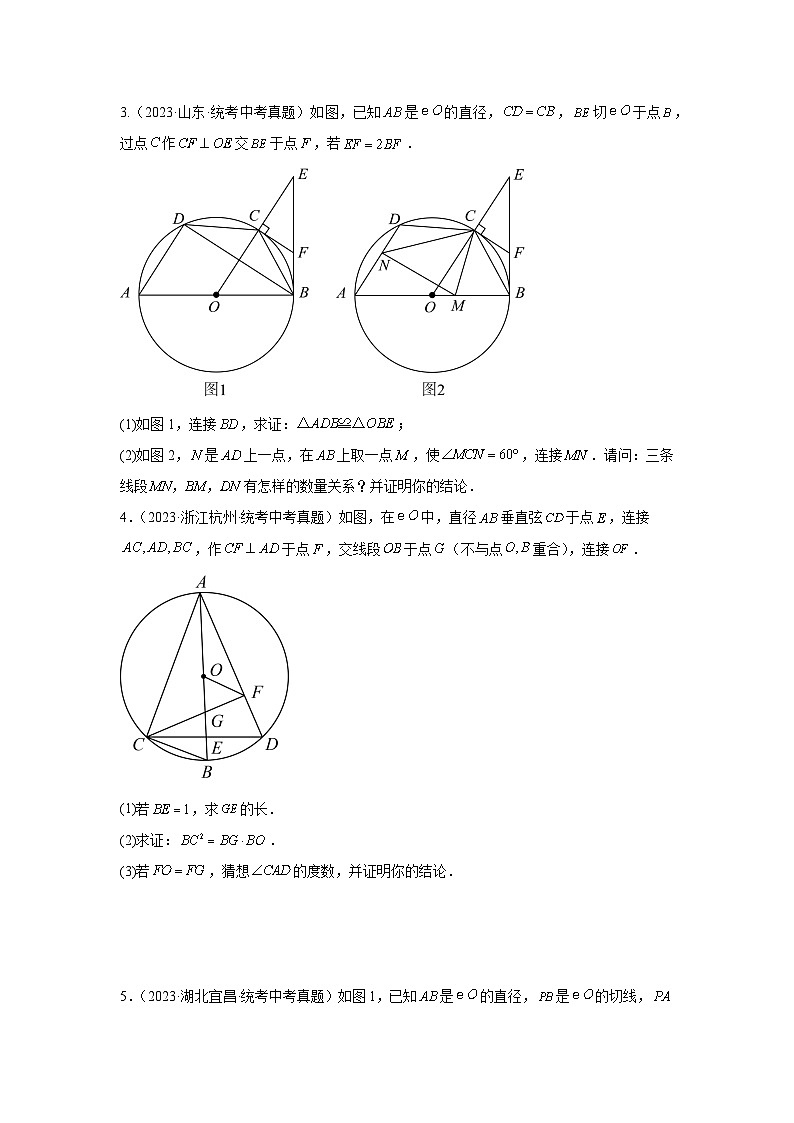 专题28 圆的综合探究(原卷版)第3页