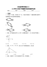 河北省邯郸市魏县2022-2023学年七年级下学期期中质量检测数学试卷(含答案)