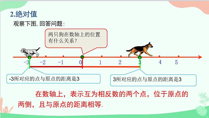 北师大版数学七年级上册 2.3 绝对值课件第8页