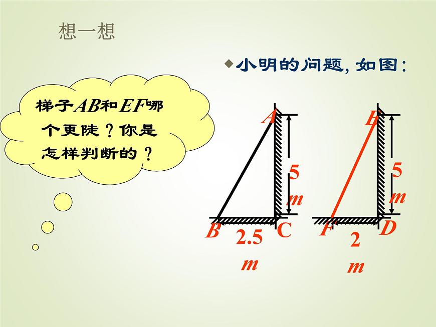 2.1  銳角三角函數(shù)（1）第5頁(yè)