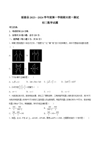 黑龙江省绥化市绥棱县（五四制）2023-2024学年八年级上学期期末统一测试数学试卷(含解析)