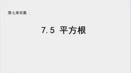 7.5平方根+课件+2023--2024学年青岛版八年级数学下册