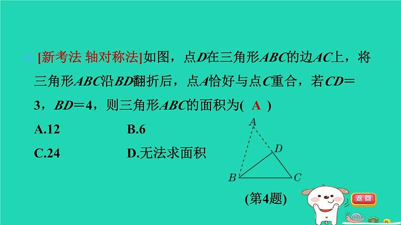 2024七年级数学下册提练第13招三种图形变换的应用习题课件新版湘教版07