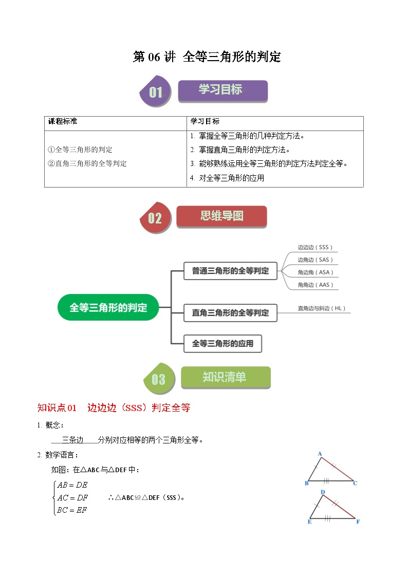 初中数学人教版八年级上册12.1 全等三角形优秀导学案