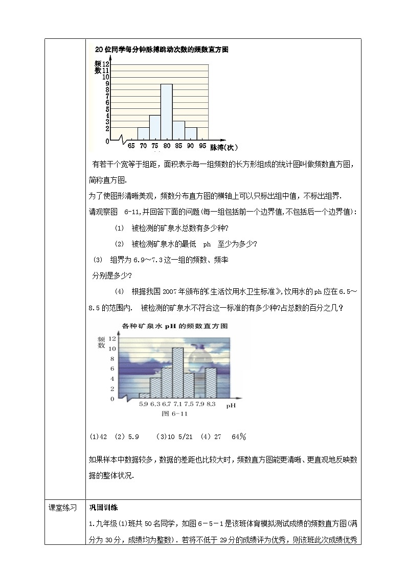 2024七年級數(shù)學下冊第6章數(shù)據(jù)與統(tǒng)計圖表6.5頻數(shù)直方圖導(dǎo)學案(浙教版)第3頁