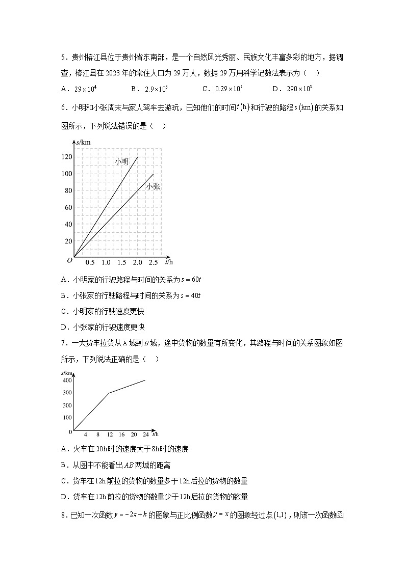2024年贵州省中考导向权威预测数学模拟预测题(二)(含解析)第2页