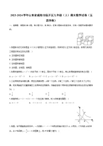 山东省威海市经开区2023-2024学年九年级上学期期末数学试卷（五四学制）+