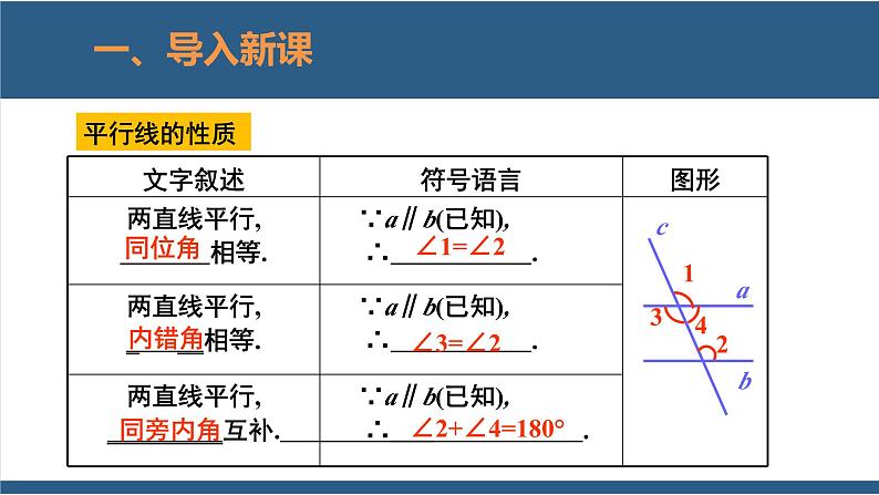 2.3平行线的性质第2课时(教学课件)-2023-2024学年七年级数学下册同步课件(北师大版)04
