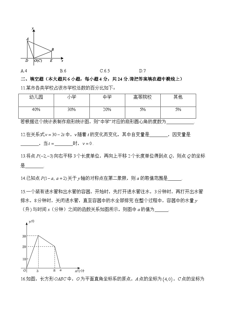 冀教版八年级数学下学期期中达标测评卷(A卷)第3页