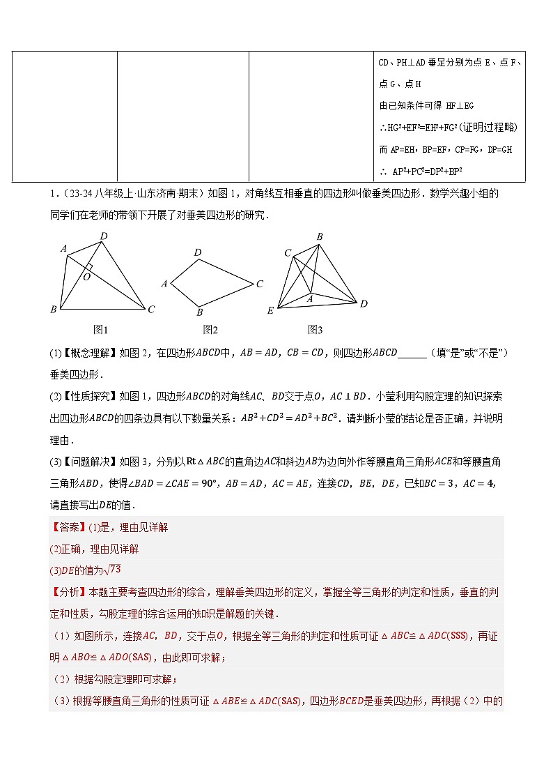 【期中讲练测】苏科版八年级下册数学 专题06 四边形常见模型(考点清单)(解析版)第2页