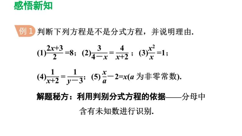 5.4 分式方程 北师大版八年级数学下册导学课件06