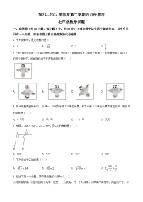 湖北省黄石市阳新县部分学校2023-2024学年七年级下学期月考数学试题（原卷版+解析版）