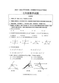江苏省徐州市邳州市2023-—2024学年七年级下学期期中数学试题
