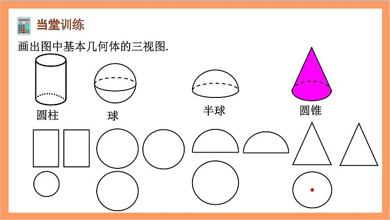29.2(2)《 三视图-其它几何体的三视图及展开图》课件-人教版数学九年级下册04