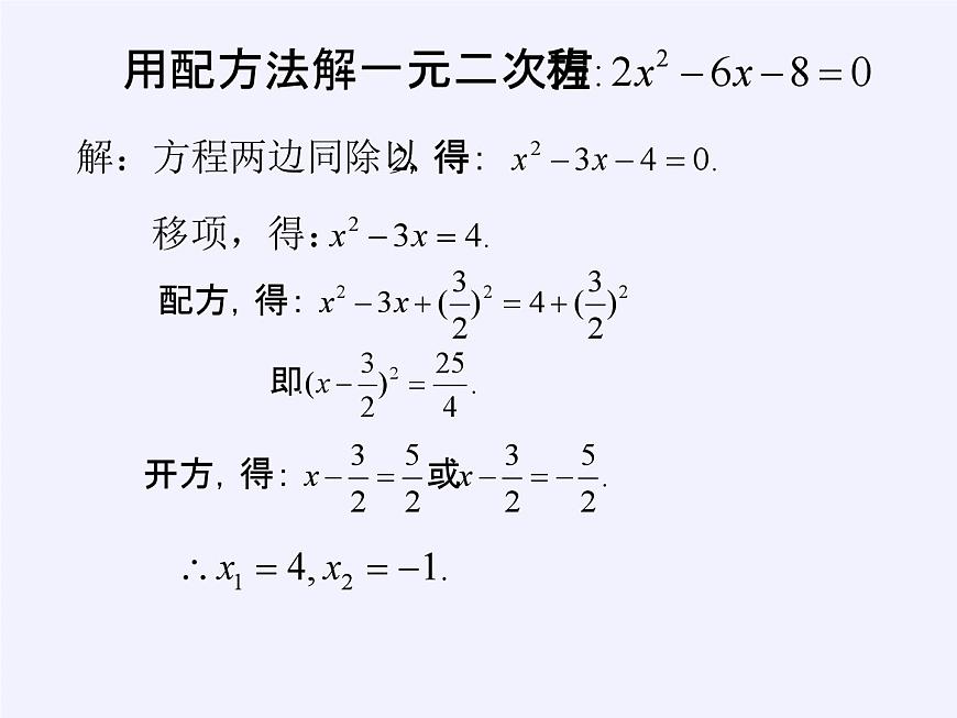 滬科版數(shù)學(xué)八年級(jí)下冊(cè) 17.4 一元二次方程的根與系數(shù)的關(guān)系(2)-課件第2頁