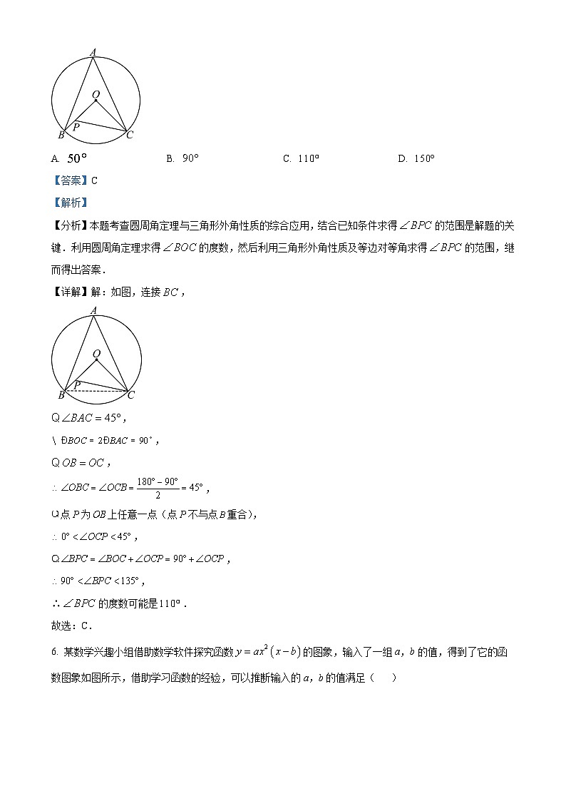 2024年吉林省吉林市中考一模数学试题(解析版)第3页