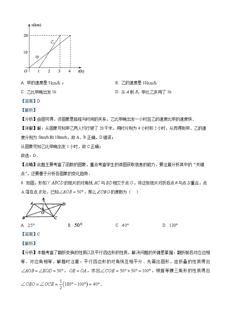 上海市进才中学北校2023-2024学年八年级下学期期中数学试题(解析版)第3页