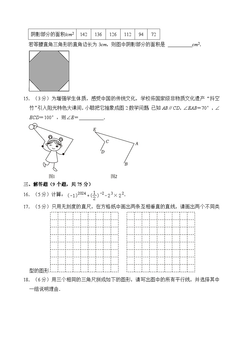 2023-2024学年广东省佛山市顺德区容桂街道七年级(下)期中数学试卷(含解析)第3页