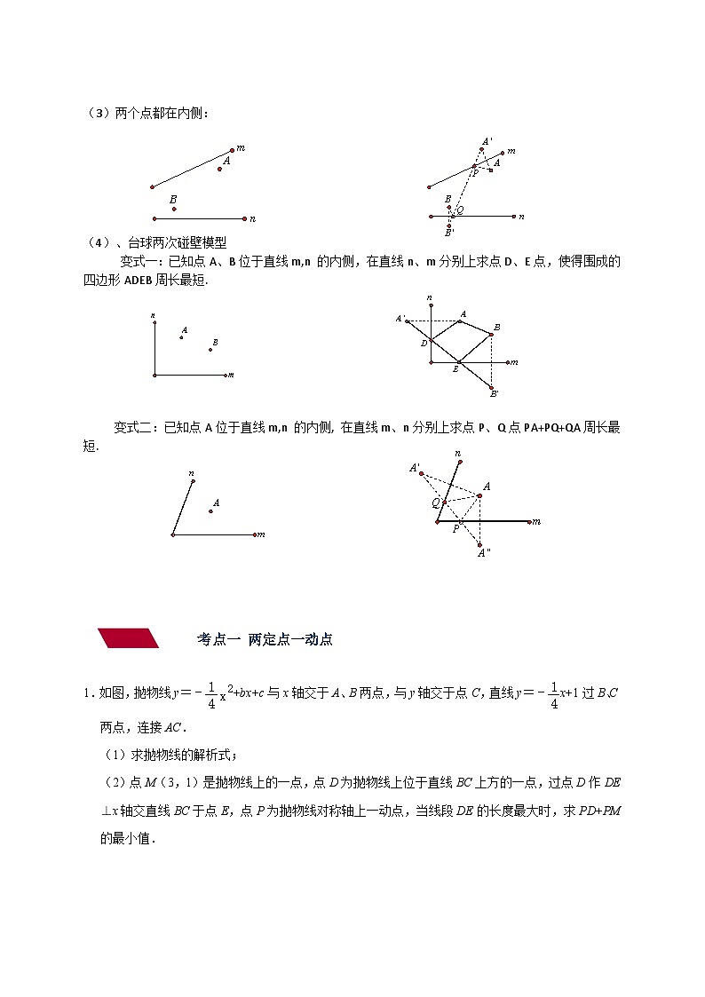 专题09 二次函数-将军饮马求最小值(对称)(教师版)-拔尖2023中考数学压轴题(全国通用)第2页