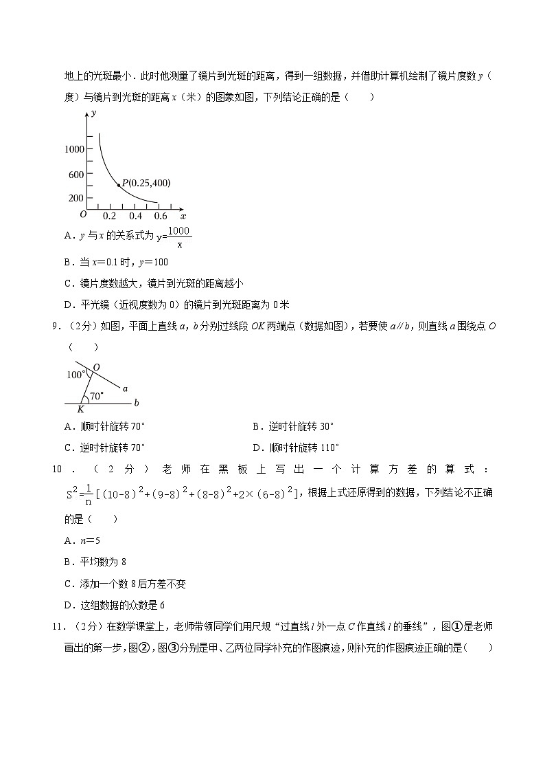 2024年河北省唐山市中考数学一模试卷(含解析)02