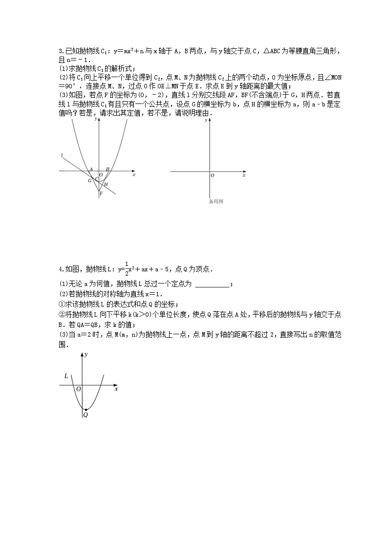 2024年中考数学二轮复习 压轴题 专项培优练习12(含答案)第2页