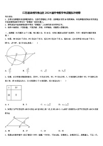 江苏省徐州市泉山区2024年中考数学考试模拟冲刺卷