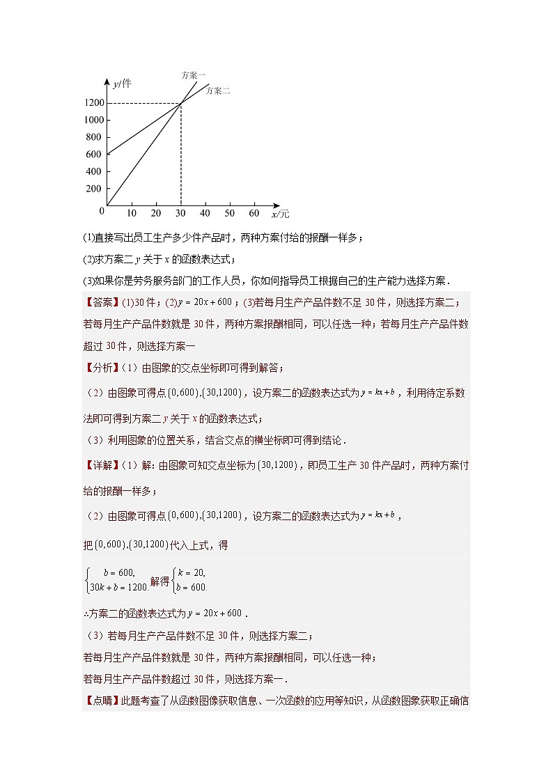 【二轮复习】中考数学 题型8 函数的实际应用 类型1 最优方案问题22题(专题训练)(教师版)第2页