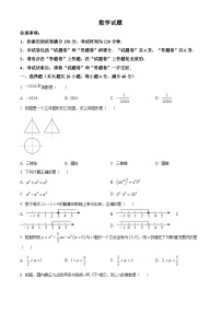安徽省六安市霍邱县2023-2024学年九年级下学期月考数学试题（原卷版+解析版）