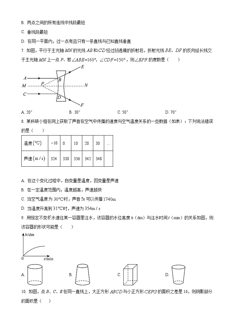 广东省茂名市高州四校联考2023-2024学年七年级下学期期中数学试题(原卷版+解析版)02