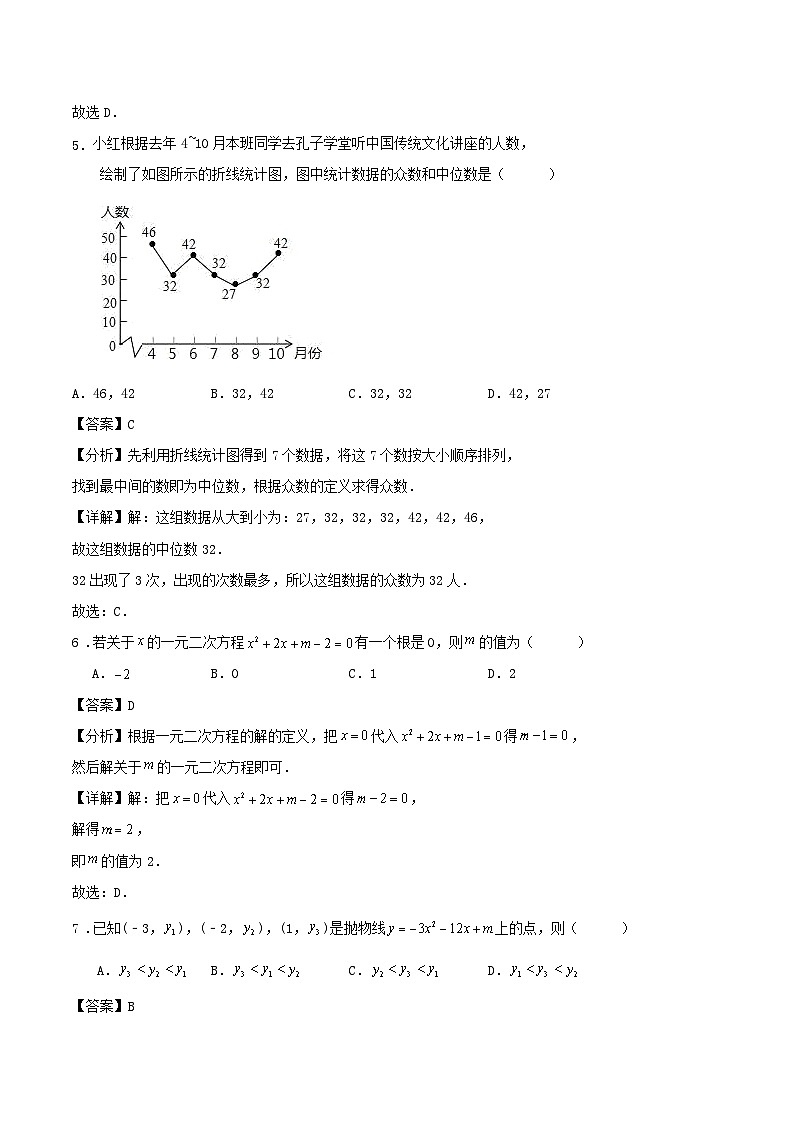 2023-2024学年第二学期浙教版八年级数学期末考前练习试卷解析第3页
