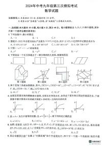 2024年安徽省亳州市涡阳县多校联考中考三模数学试题