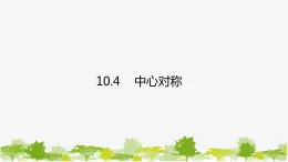 10.4 中心对称 华师大版数学七年级下册课件