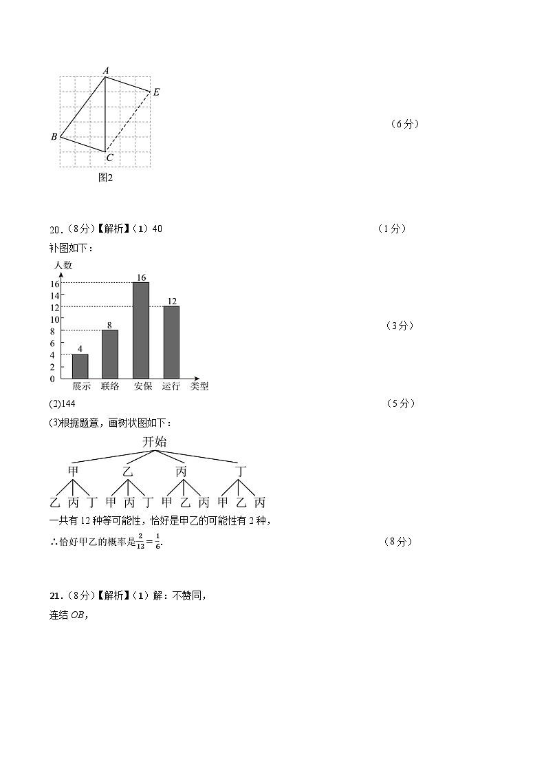 数学(浙江卷)(参考答案)第2页